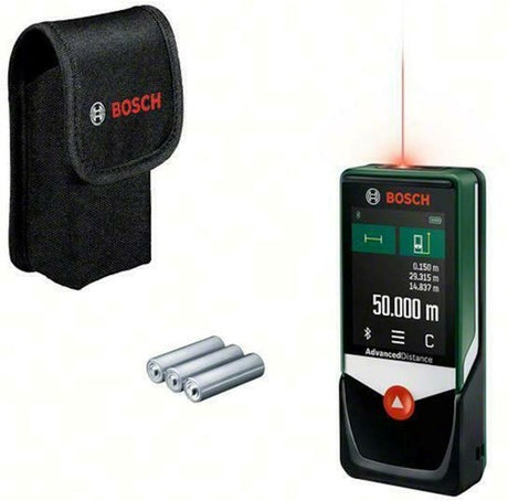 Bosch groen laserafstandsmeter advanceddistance 50c - 0603672202