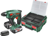 Bosch groen uneo maxx sbx - accu boorhamer | 18v | 2 x 1.5 ah accu + lader | in koffer - 060395230k