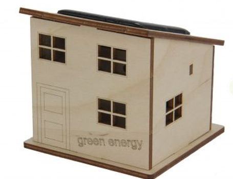 Solexpert bouwpakket - huis met zonnepaneel