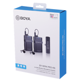 Boya 2.4 GHz Duo Lavalier Microfoon Draadloos BY-WM4 Pro-K6 voor Android