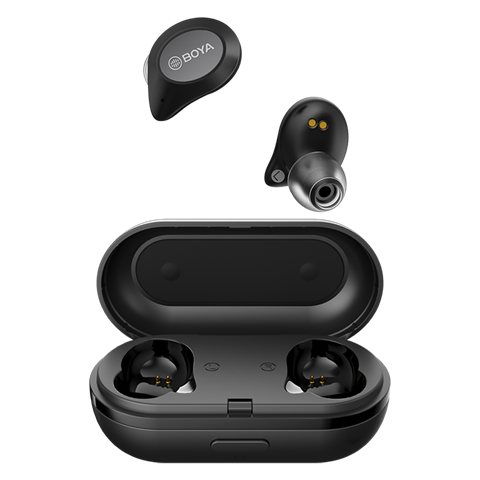 Boya Bluetooth Wireless Stereo Earplugs By-AP1 Black