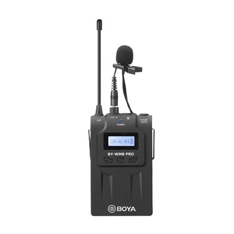 Boya uhf duo lavalier microphone sans fil by-wm8 pro-k1