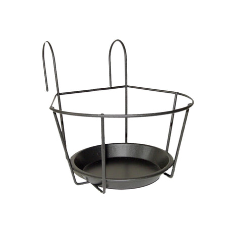 Esschert design balkonpothanger grijs s 17,3x24x17,6cm