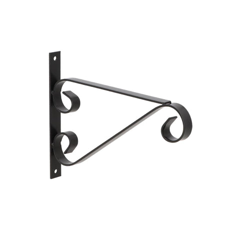 Esschert design hanging basket haak met krul m 2,1x26x19cm ijzer zwart