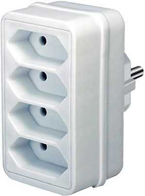Brennenstuhl geaarde adapterstekker 4 - 1508040