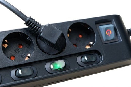Brennenstuhl stekkerdoos | 6-voudig | met 2 meter kabel | zwart - 1153110116