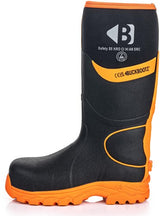 Buckbootz werklaars bbz8000 s5 zwart oranje | zwart oranje | maat 40 - 00.0176.098.40