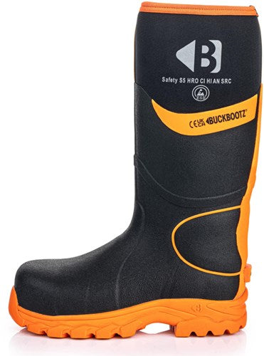 Buckbootz werklaars bbz8000 s5 zwart oranje | zwart oranje | maat 41 - 00.0176.098.41