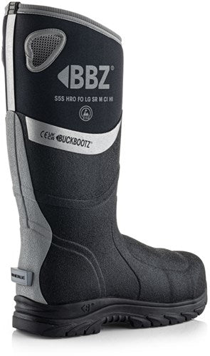 Buckbootz werklaars bbz9000 s5s zwart | zwart | maat 46 - 5055138025611