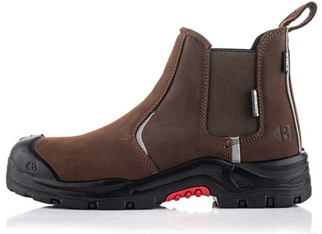 Buckbootz werkschoen nubuckz instapper nkz101brn s3s 2.0 | bruin | maat 40 - 5055138022856