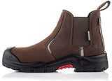 Buckbootz werkschoen nubuckz instapper nkz101brn s3s 2.0 | bruin | maat 41 - 5055138022863