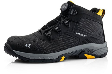 Buckbootz werkschoen tradez wheelz mid s1ps boa | zwart | maat 45 - 5055138026915