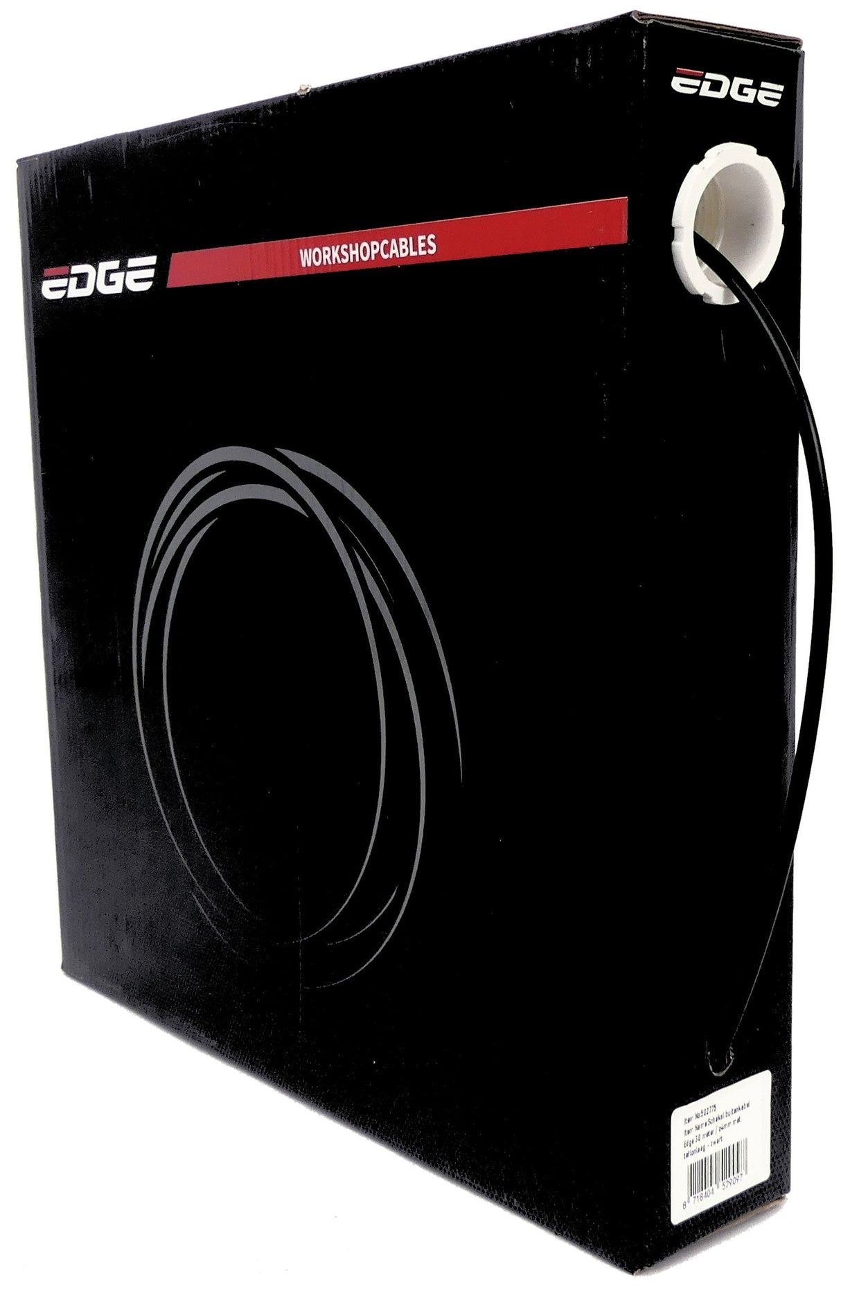 Cable de exterior de borde Schakel 30 metros Ø5 mm con forro de teflón negro