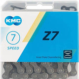 KMC -cykelkedja Z7 - 6 7 Speed ​​- Gray - 114 Länkar