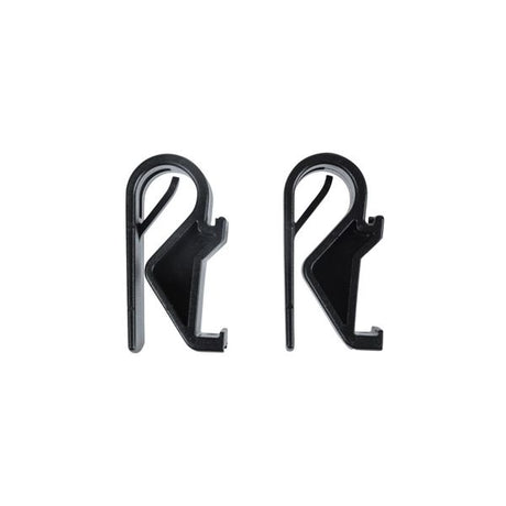 Basil Hook-On Sports - zwarte haken voor smallere bagagedragers (10-12mm)