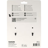 Simson universeel ringslot - brede opening - inclusief 2 sleutels - geschikt voor brede spatborden