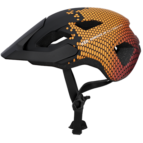 Ked fietshelm embrace jr s-m (52-58cm) - mat zwart bordeauxrood