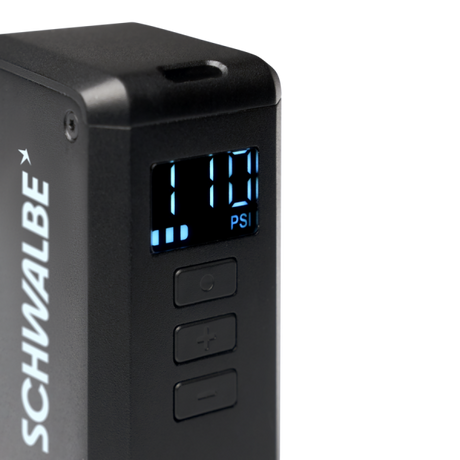 Schwalbe pomp e-micro met scv pompkop adapter