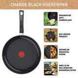 Tefal change black keramische koekenpan ø20cm inductie