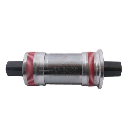 Edge vierkante trapas 115mm bsa 68mm met aluminium cups - zilver