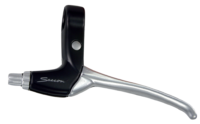 Saccon remgreep r-brake links 4-vinger zw zilver l211a5w3l04