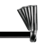 Klein Sportstuuruiteinde - Zwart, 13cm, verstelbaar, 156g