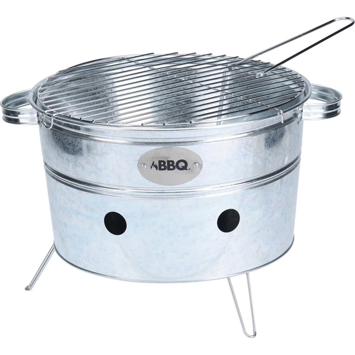 Bbq barbecue teil 345mm zink gs tuv