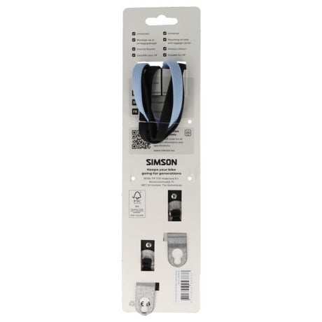 Simson triobinder jongen 24i - zwart blauw