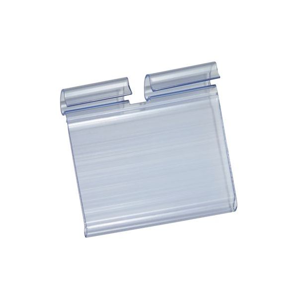 Prijskaarthouder voor displayhaken (100 st.) - 39 mm x 60 mm