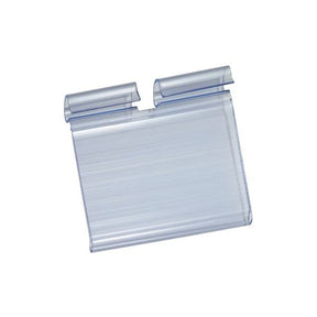 Prijskaarthouder voor displayhaken (100 st.) - 39 mm x 60 mm