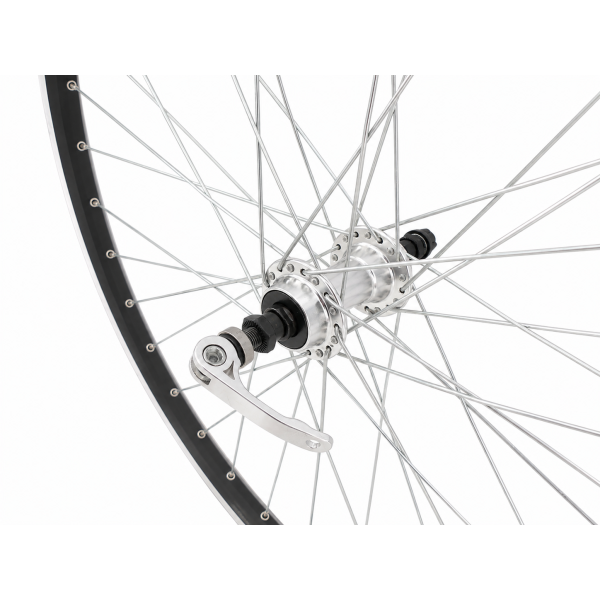 Achterwiel 28 x 1 1 4 inch zac2000 freewheel - zilver zwart