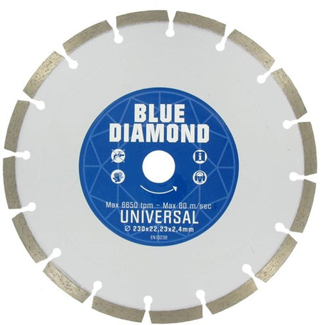 Carat blue diamond diamantdroogzaag ø115x22.23mm, type universeel. - cebd115310