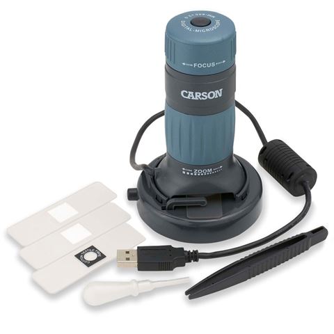 Carson Digital USB Microscope 86-457x con registratore