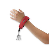 Carson floating wristband for 5 keys - pink -red