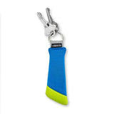 Carson floating key ring for 3 keys - Blue Green