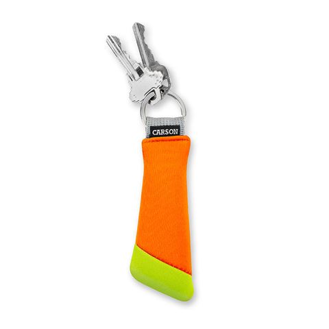 Anillo de llave flotante de Carson para 3 teclas - Amarillo naranja