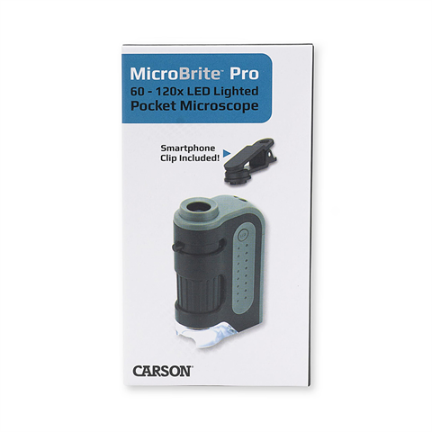 Carson Handmicroskop MM-350 Microbrite Plus 60-120x med smarttelefonadapter