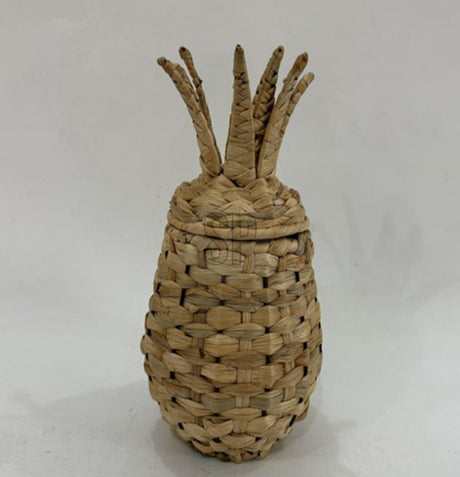 Cosydecor ananas mand riet rotan 35cm