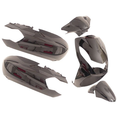 Edge plaatset peugeot kisbee 2t 4t 6-delig - zwart