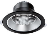 Enzo cct led downlighter zwart reflector 10w tri-white dimbaar - led2503