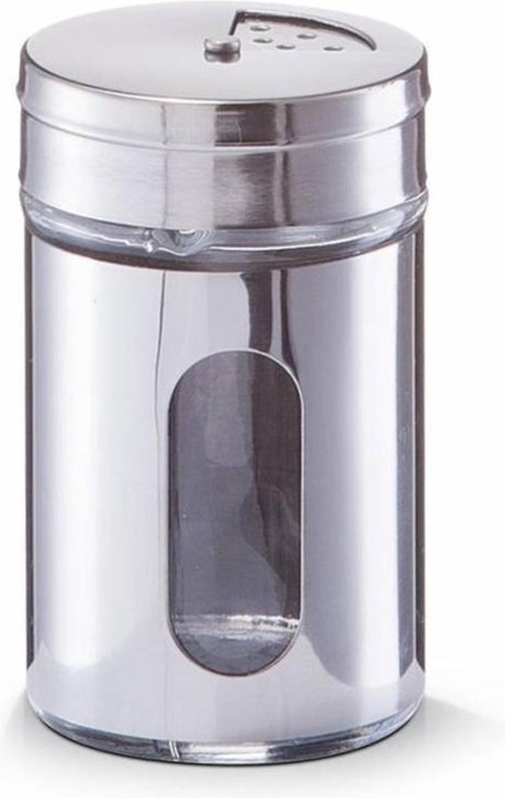 Excellent houseware kruidenstrooier glas en rvs ø5xh8cm
