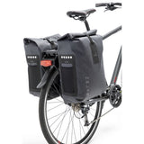 New Looxs fietstas dubbel Varo waterdicht grijs
