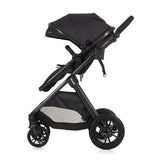 Chipolino harmony opvouwbare 3-in-1 kinderwagen met luiertas granite antraciet