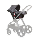 Chipolino Havana Autostoel met Adapters 40-85 cm Groep 0+ Silver Grijs