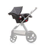 Chipolino Havana Autostoel met Adapters 40-85 cm Groep 0+ Silver Grijs