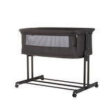 Chipolino zen co-sleeper box met klamboe obsidian zwart