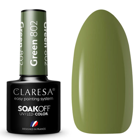 Claresa uv led gellak 5ml green 802 take me to the river