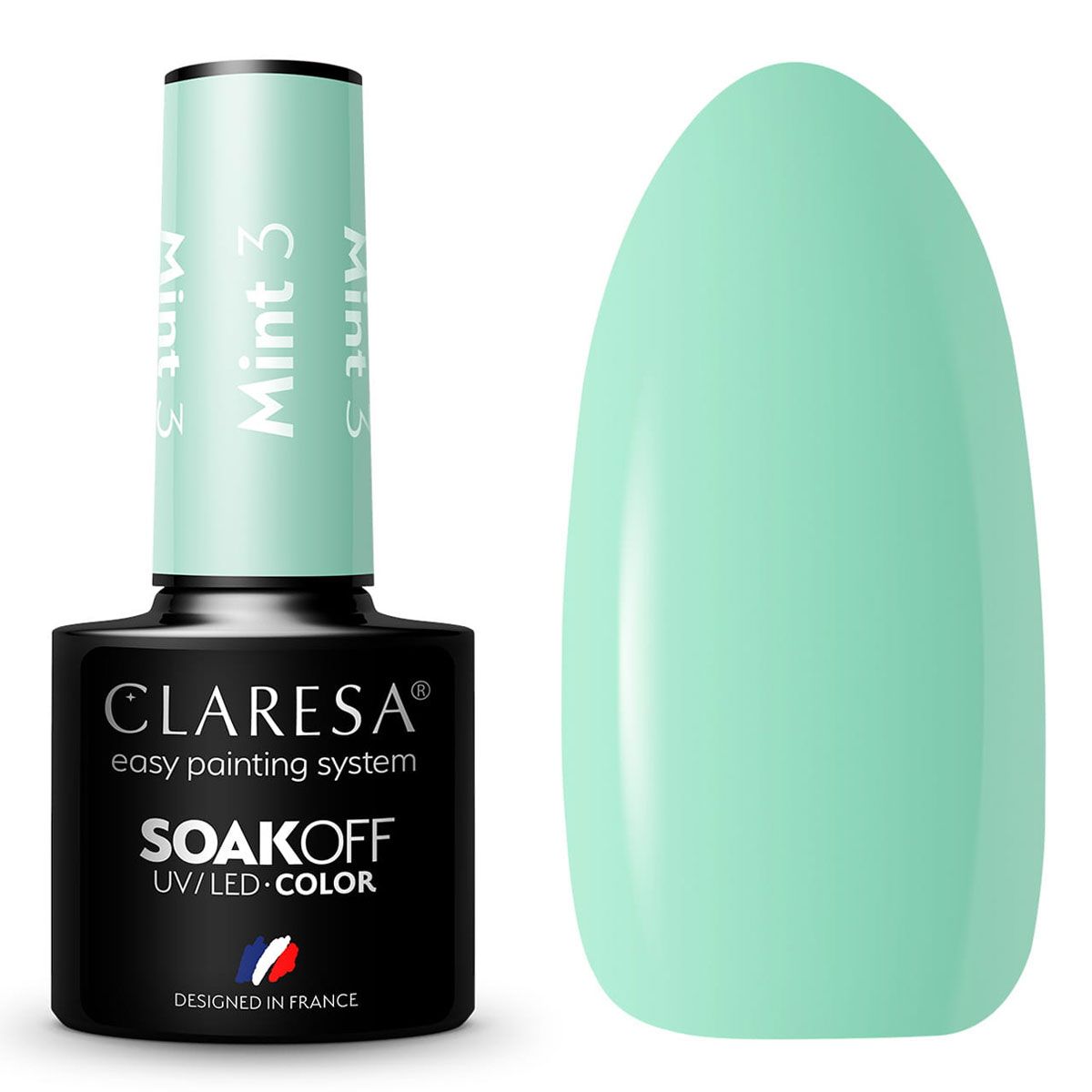 Claresa uv led gellak 5ml mint 3