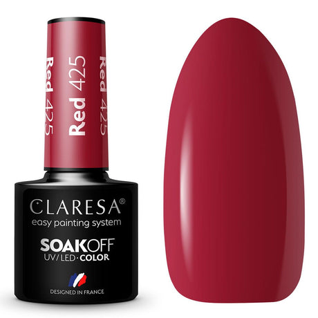 Claresa uv led gellak 5ml red 425 rainbow explosion