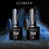 Claresa top coat no wipe glitter blue 5ml